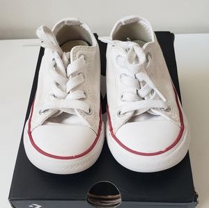 7T Toddler Classic White Converse